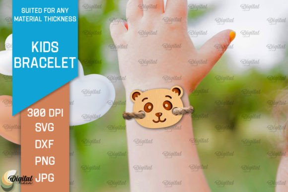 Download Kids Wooden Bracelet Laser Cut - Bracelet Collection