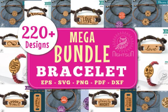 Download Laser Cut Bracelet Bundle - Bracelet Collection
