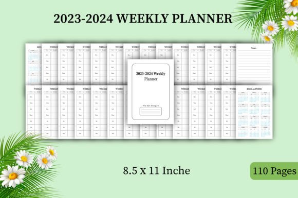 Download 2023-2024 Weekly  Planner  for KDP - Premium Resources