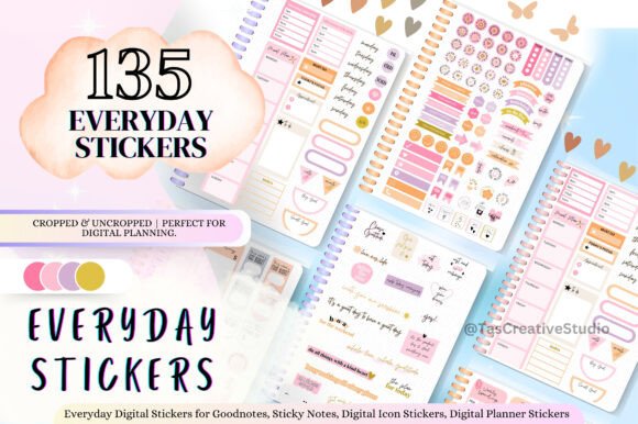Download Everyday Life Digital Stickers Bundle - Premium Bundle