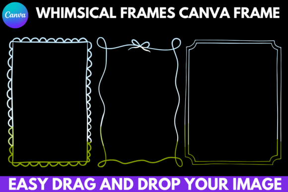 Download Whimsical Frames Canva Frame Bundle - Frames canva Collection