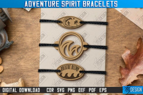 Download Adventure Spirit Bracelets Laser Cut - Bracelet Collection