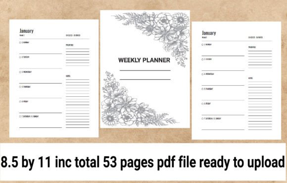 Download 2023-2024 Weekly Planner - 2024 weekly planner Collection